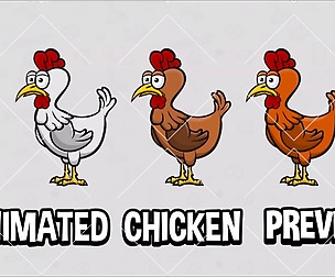 Animated chicken