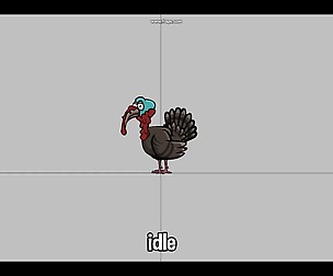 Animated turkey