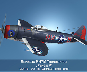 Republic P-47M Thunderbolt - Pengie V