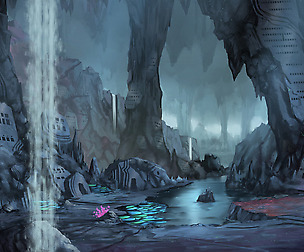 Underground City - Quality Parallax Background