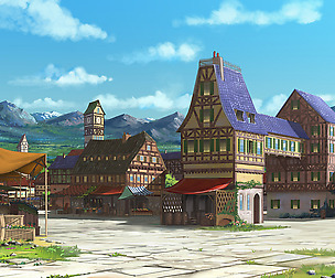 Quiet Town - Quality Parallax Background