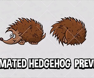 Animated hedgehog