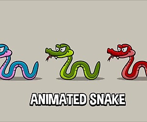 Animated snake