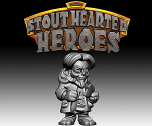 STOUT HEARTED HEROES - Halfling Gambler