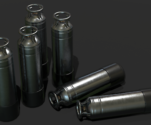 Cylinder low poly