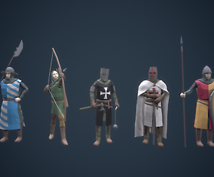 Stylized Medieval Characters