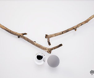 Wood stick 001 - Photogrammetry