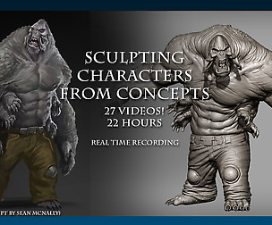 Sculpting Characters from Concepts Workshop