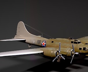 Texturing HardSurface Aircraft for Film Production