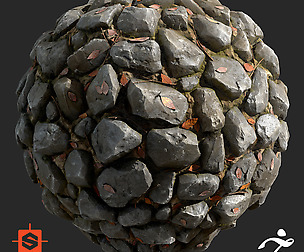 Stone ground material