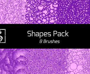 Shrineheart's Shapes Pack - 8 Brushes