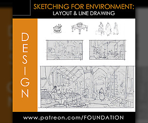 Sketching for Environment: Layout & Line Drawing