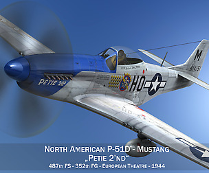 North American P-51D Mustang - Petie 2nd