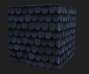SGS Wood Roof Painted - Substance Material