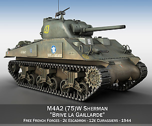 M4A2 Sherman - Brive la Gaillarde