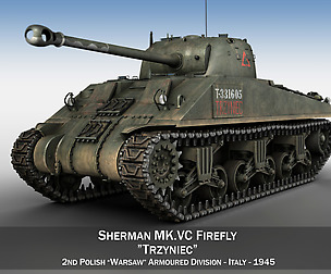 Sherman MK VC Firefly - Tryniec