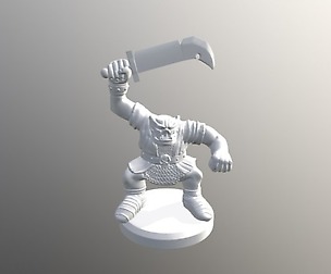 Tabletop Miniature Orc