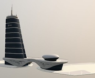 SCI FI BUILDING-002
