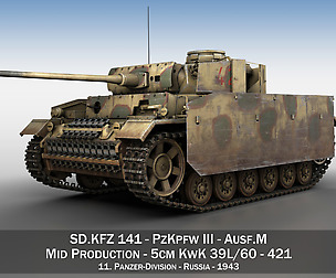PzKpfw III - Panzer 3 - Ausf.M - 421