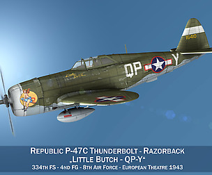 Republic P-47C Thunderbolt - Little Butch
