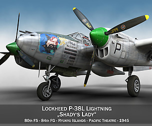 Lockheed P-38 Lightning Shadys Lady