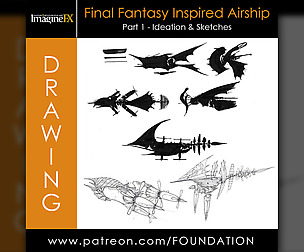 Final Fantasy Inspired Airship- Pt 1: Ideas
