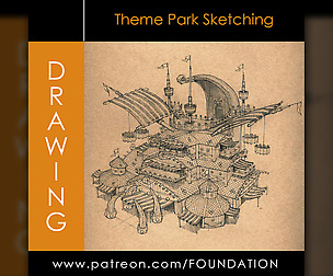Dynamic Sketching: Theme Parks