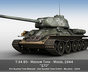 T-34 85 - Soviet medium tank - 170