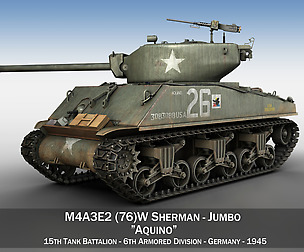 M4A3E2 - Sherman Jumbo - Aquino