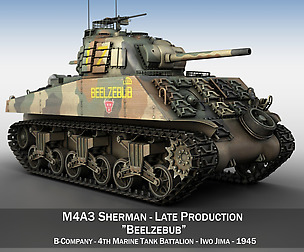M4A3 Sherman - Beelzebub
