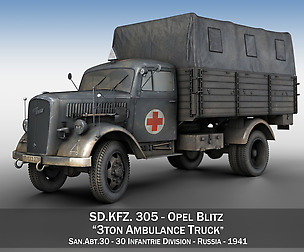 Opel Blitz - Ambulance - SanAbt30