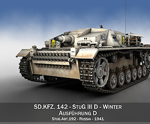 StuG III - Ausf.D - StuG Abt 192 - Winter Camo