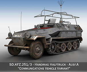 SD.KFZ 251/3 Ausf.A - Communications Vehicle