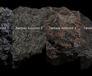 Fantasy Asteroid Collection