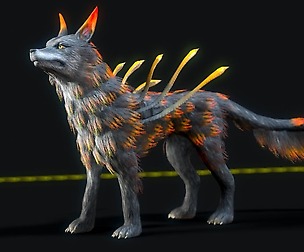 Fire Wolf Maya Rig