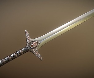 Elvish Blade - Silver - One Handed Sword