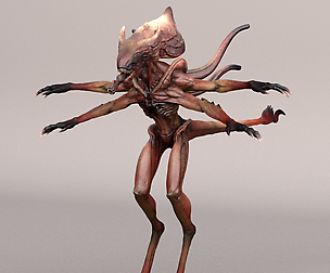 Anthony Alien - Maya Rig