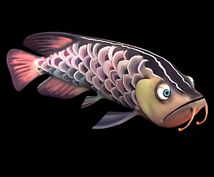 Arowana Cartoony Maya Rig