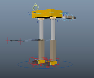 Boxy Walker Maya Rig