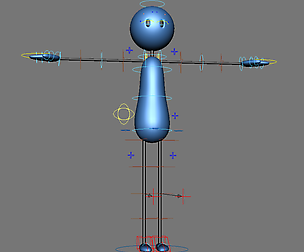 Stick Man (2) Maya Rig