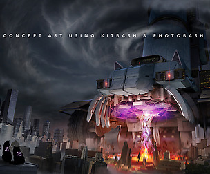 Concept Art Using Kitbash & Photobash