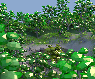 Stylized Forest Maya Environment