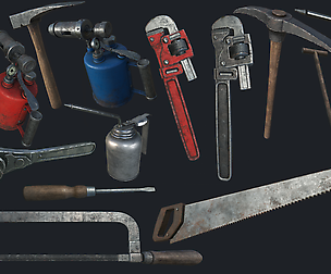 Old Work Tools Collection PBR