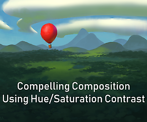 Composition Using Hue/Saturation Contrast