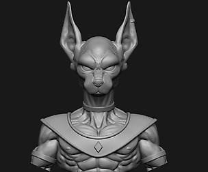 Beerus STL Files - Dragon Ball 3D Print Model