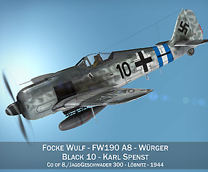 Focke Wulf - FW190 A8 - Black 10