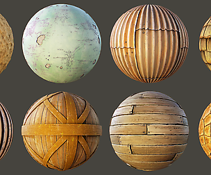 Stylized Wasteland Materials