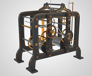 Tower Clock Mechanism