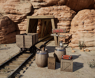Desert Mining Props