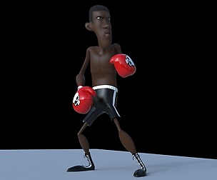 Break Bones Boxer Maya Rig